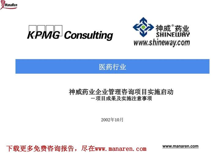 毕马威-神威-企业管理咨询项目报告_文档下载